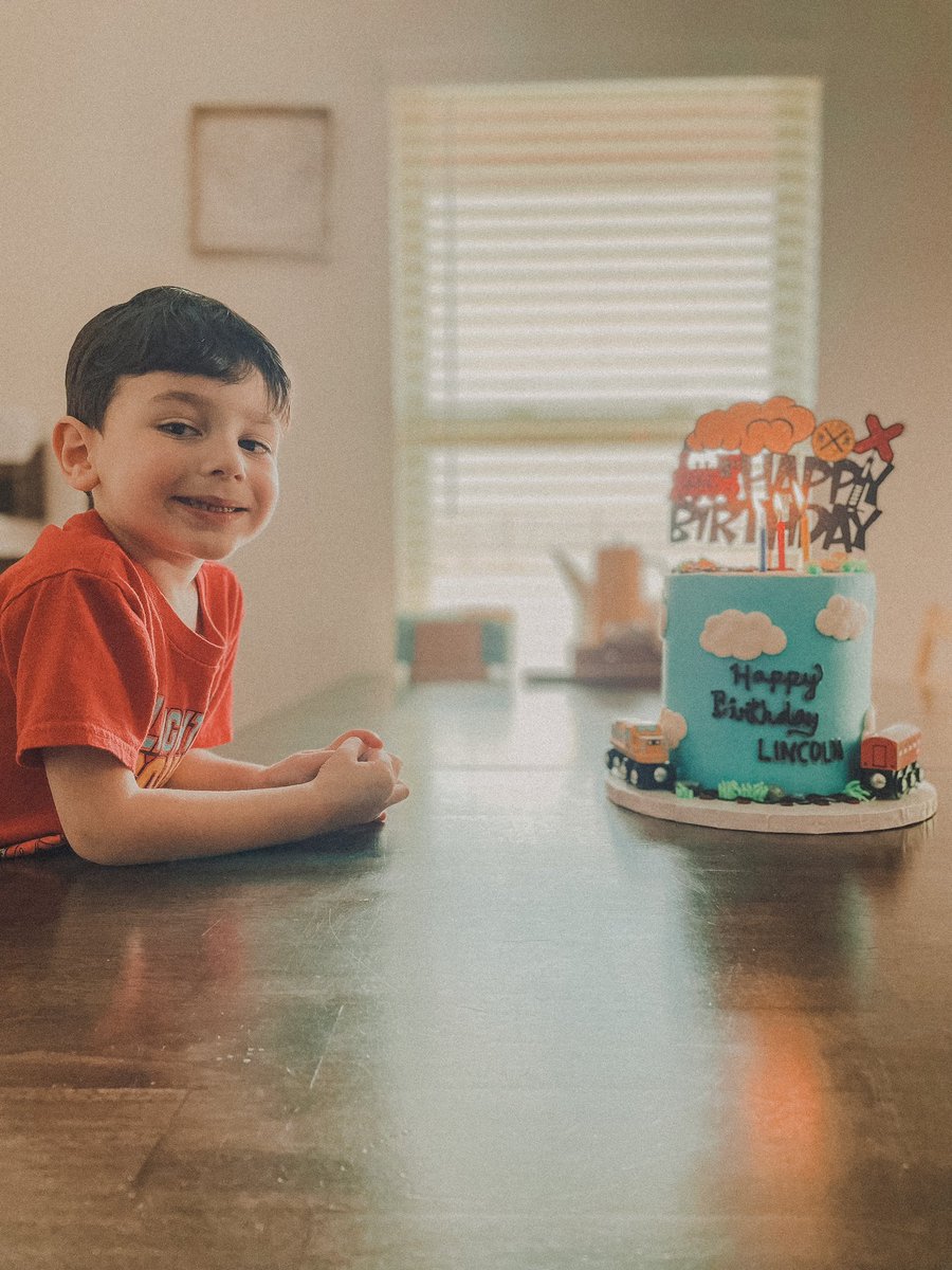 the best little boy is THREE today!!!! we love you linc 🌱🤍