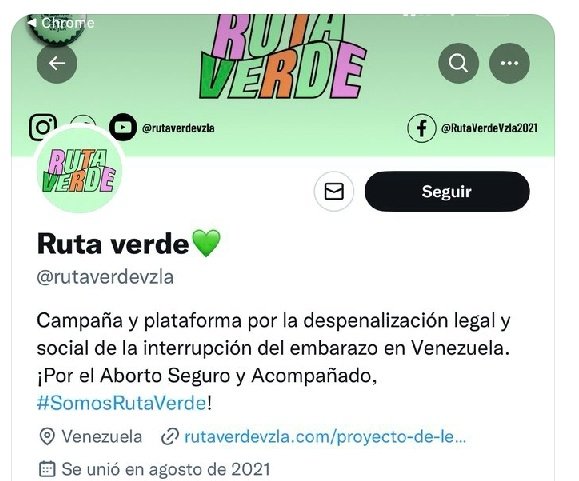indiperono's tweet photo. Colectivos feministas intentan legalizar el aborto en Venezuela, se llaman "Ruta Verde" y son los principales promotores de la "Propuesta de Ley Orgánica de Derechos Sexuales y Derechos Reproductivas", la cual busca también legalizar la pedofilia.

#VenezuelaEsProvida https://t.co/6DbdJmMqZo