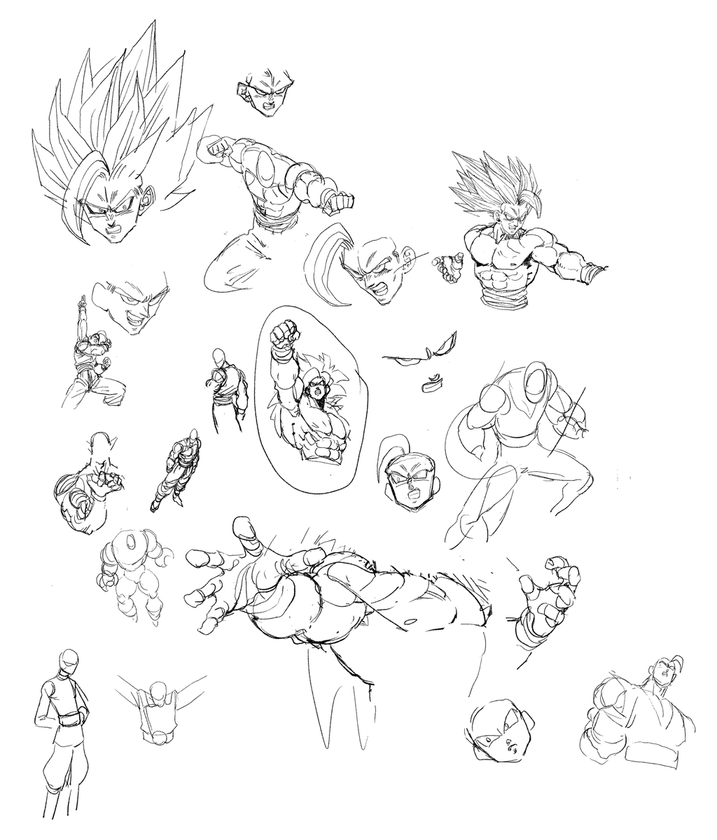 this is usually my process for a drawing, I just go in and mess around until I find something I like.