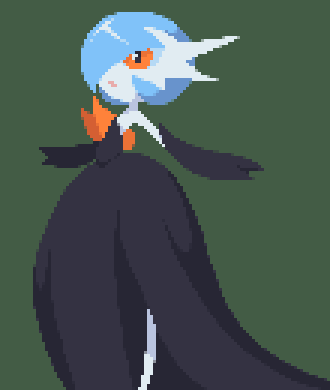 Pixel Art of the Day #16: Mega Gardevoir (shiny)