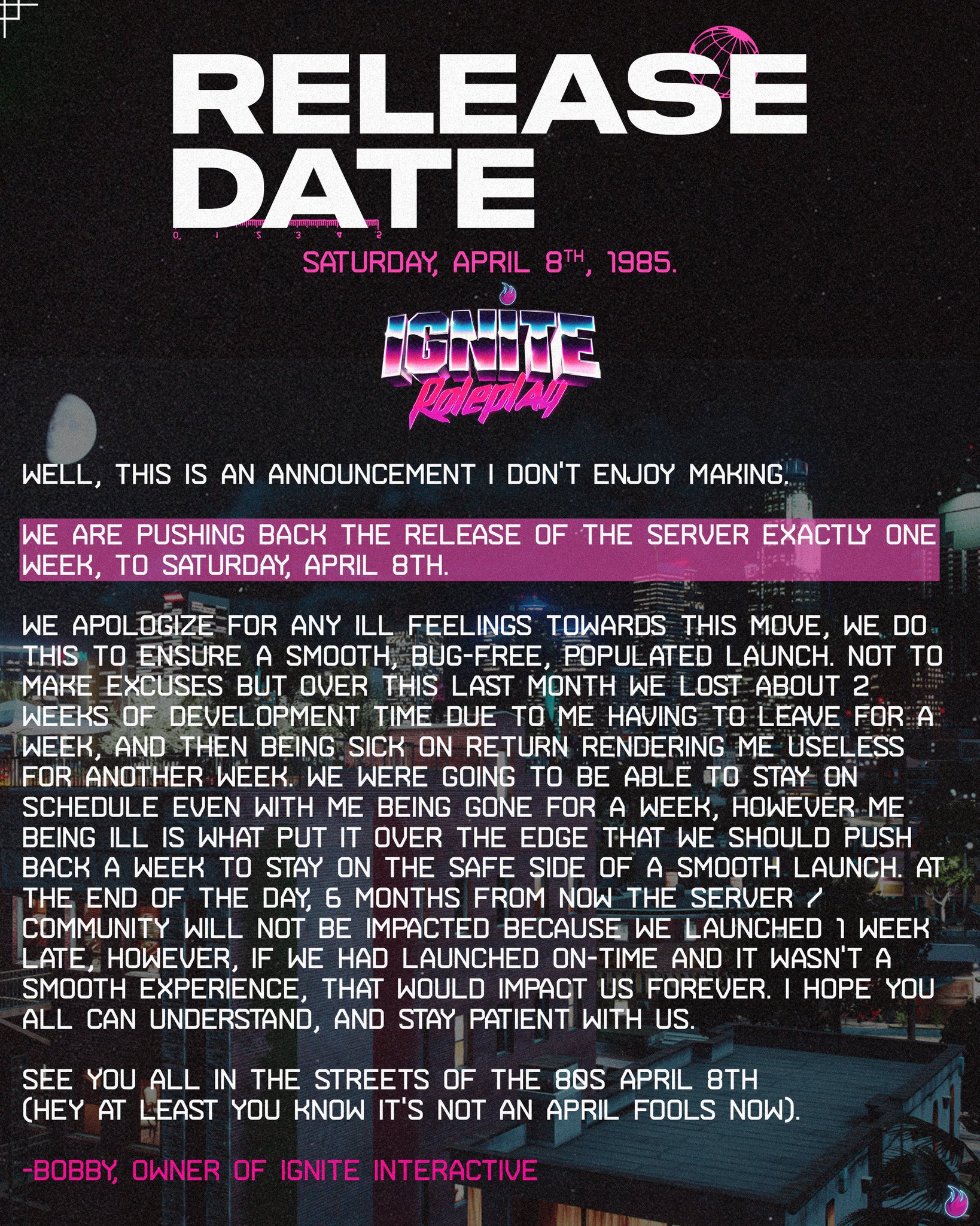 Ignite Roleplay on Twitter: 