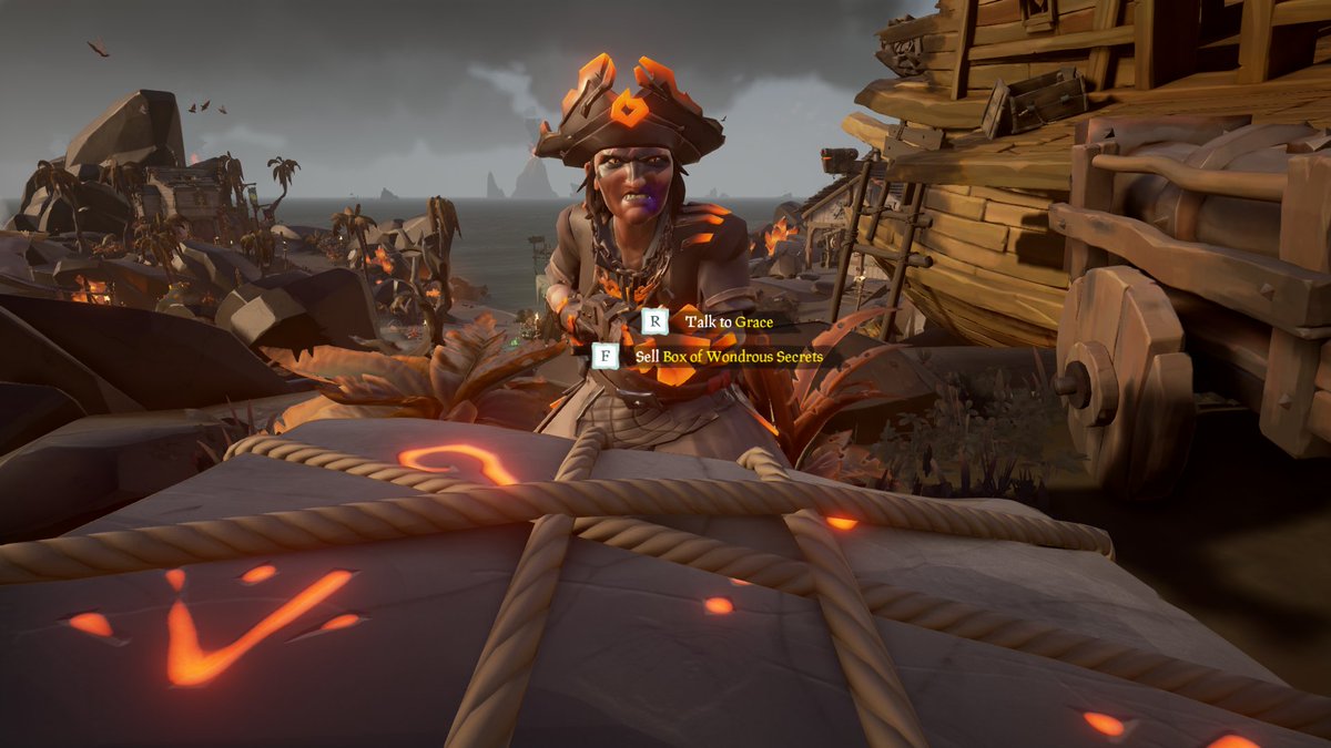 With 520+ days of sailing in #SeaofThieves this is my second time ever getting the "Box of Wondrous Secrets" while exploring Cursewater Shores in The Devil's Roar. I couldn't believe it once I found it. #SoTAnniversaryPromo <a href="/SeaOfThieves/">Sea of Thieves</a> #BeMorePirate #SeaOfThievesCommunityDay