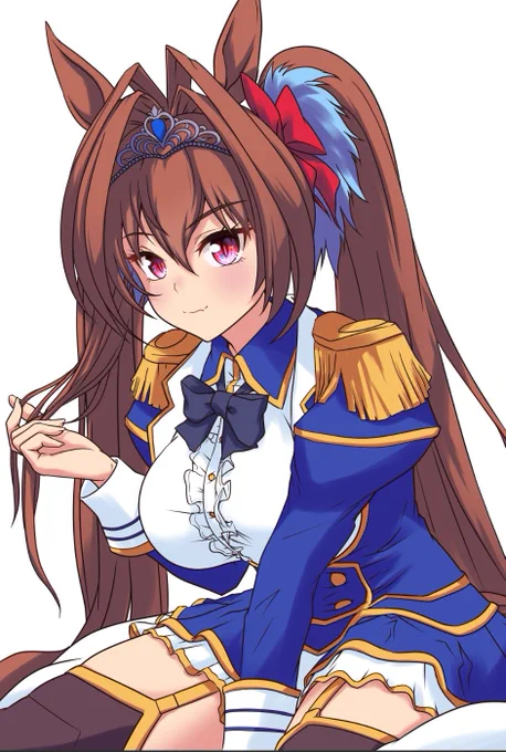 【色塗り途中】影つけちう。 #ウマ娘プリティーダービー  #ダイワスカーレット 