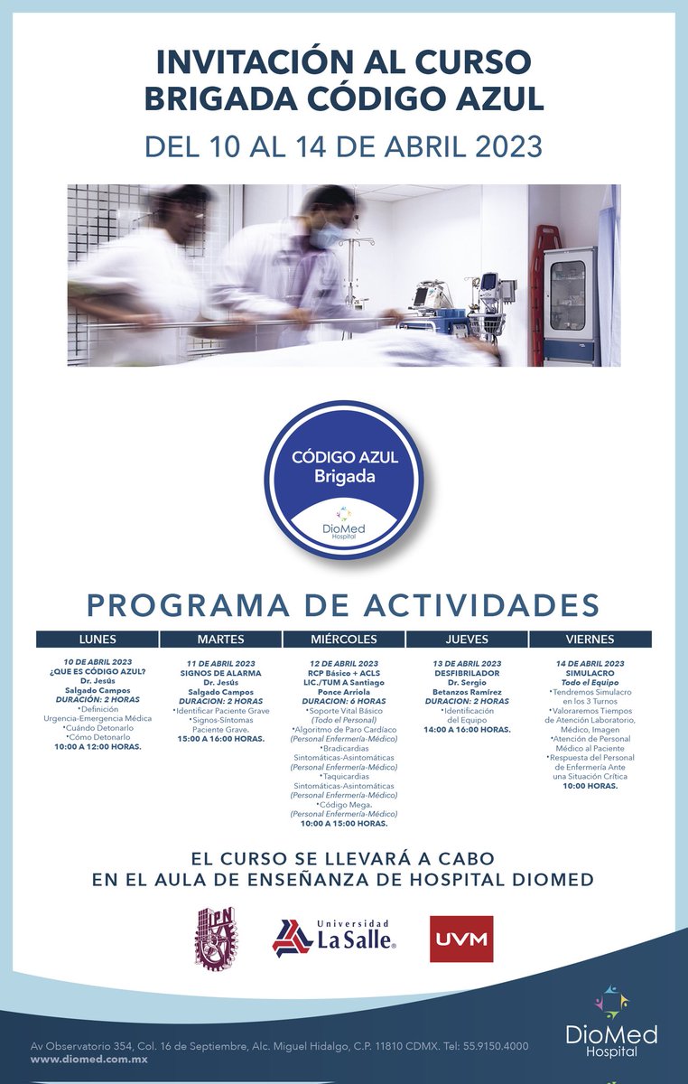 gustaviux77's tweet photo. Próximo Curso Hospital DioMed https://t.co/s8tn9z1SfD
