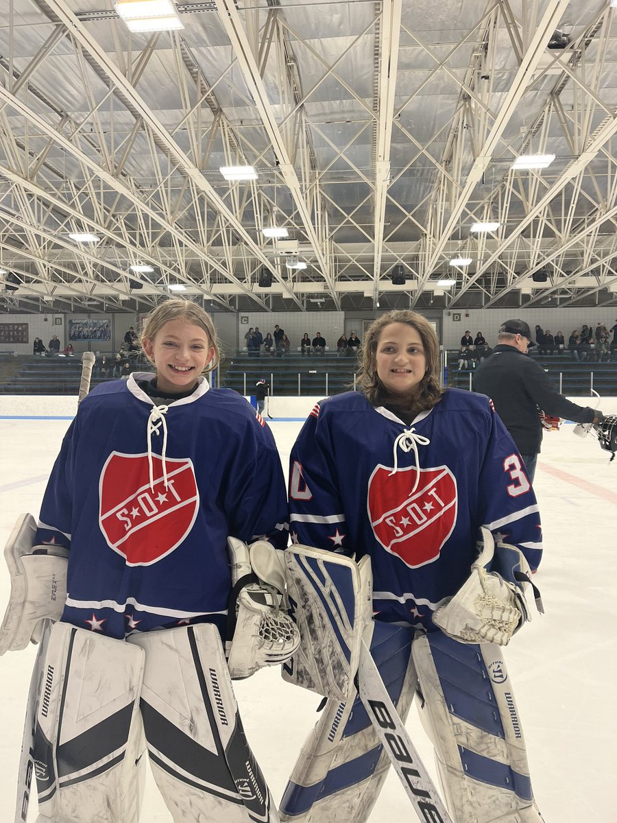 YouthHockeyHub's tweet photo. SOT 
2012 Girls 

West > South (4-1) 

Players of the game: Kelcie Wicklund and Leah Lavender from Team West.

#SOT2023 https://t.co/6XtDxIRDBZ