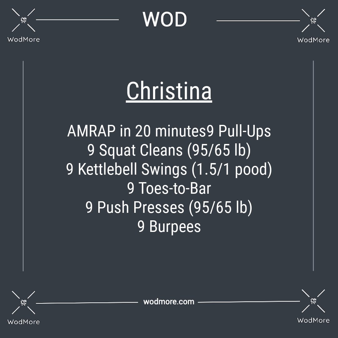 wodmore1's tweet photo. Christina
https://t.co/DPlMzKY3pT
Follow for daily workouts and let us know how you get on. 🔥
#wodmore #crossfitgirls #dailywod #herowod #benchmarkwod #WOD #instawod #training #trainingcamp #crossfitcommunity #crossfitlife #hiitworkout #trainingideas #crossfit #workout https://t.co/nkW6qr8xki