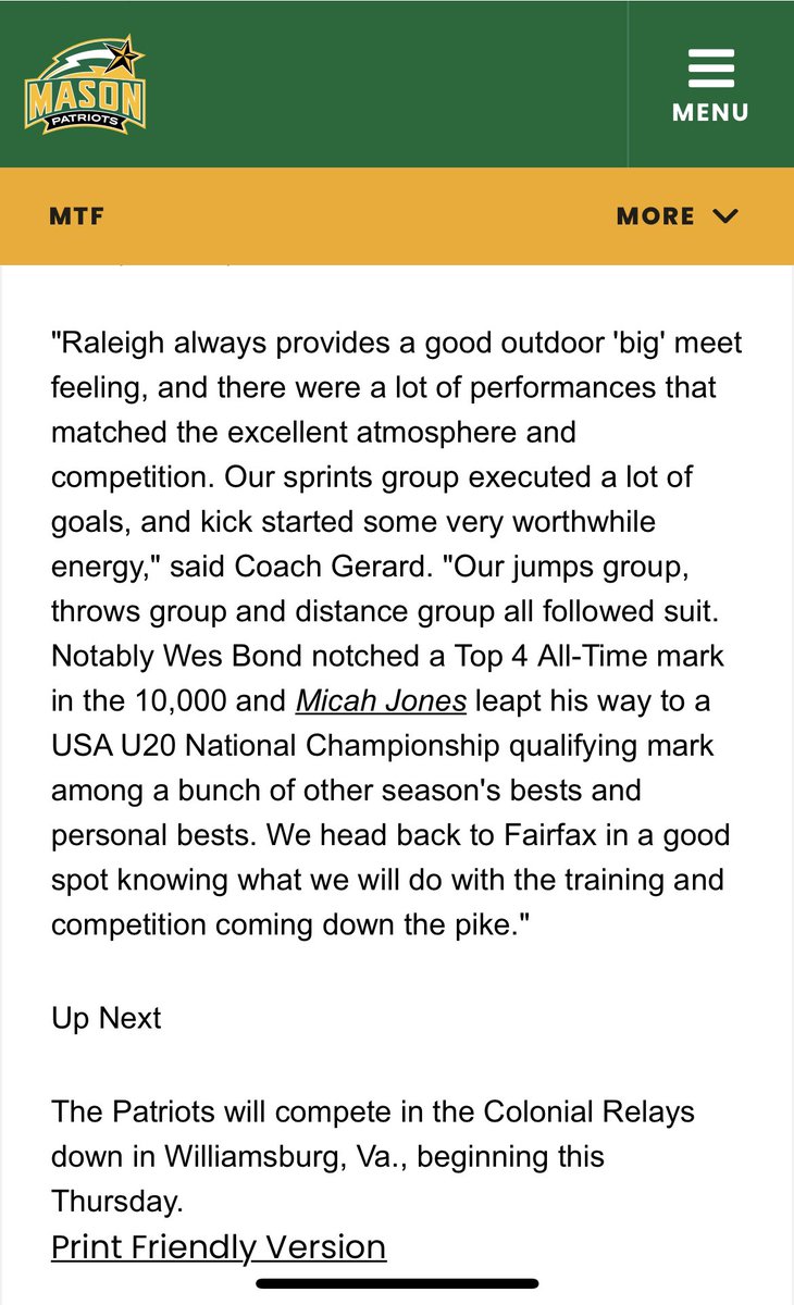 Qualified in long jump - USA U20 National Championship #outdoorSZN 
#1stcollegeoutdoormeet