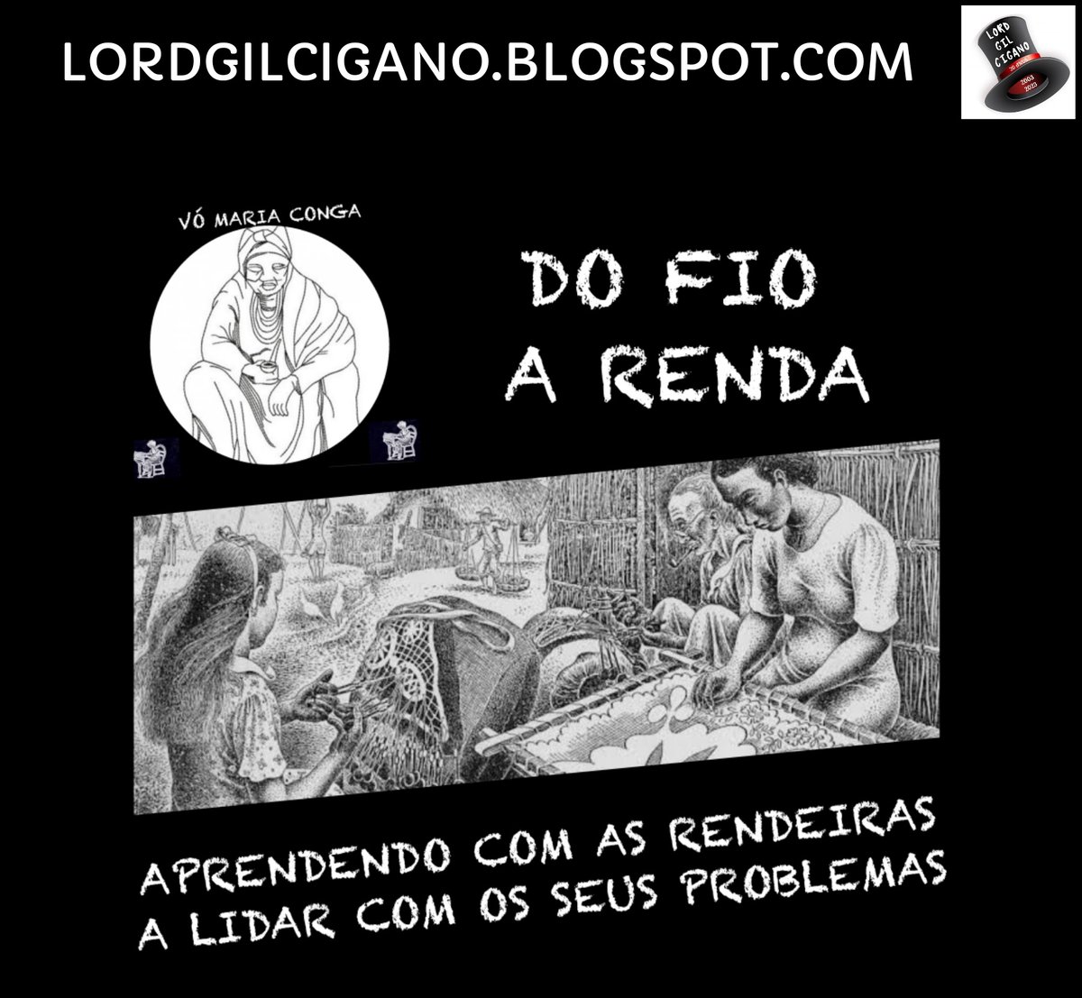Este texto é uma inspiração livre de minha amada Mestra Espiritual Vó Maria Conga, que em suas vidas anteriores foi rendeira no nosso querido Nordeste.

Você já viu como as rendeiras lá do nosso nordeste transformam o ...

...continue lendo...

lordgilcigano.blogspot.com/2023/03/do-fio…