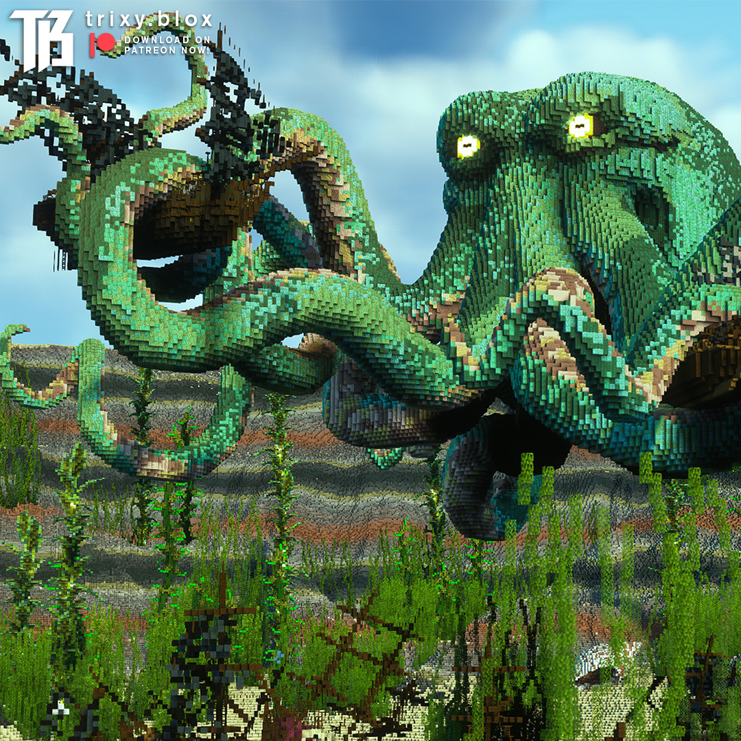 NEW 4K wallpapers of The Kraken &amp; Shipwreck Graveyard, available for Desktop &amp; Phone on my Patreon! 🧡
patreon.com/TrixyBlox