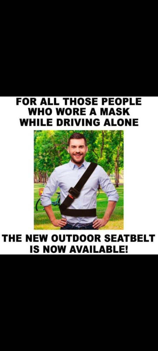 RedBloodedRider's tweet photo. Some of these fools are still driving alone in cars with diapers on their faces! https://t.co/BbGTrJmJPB