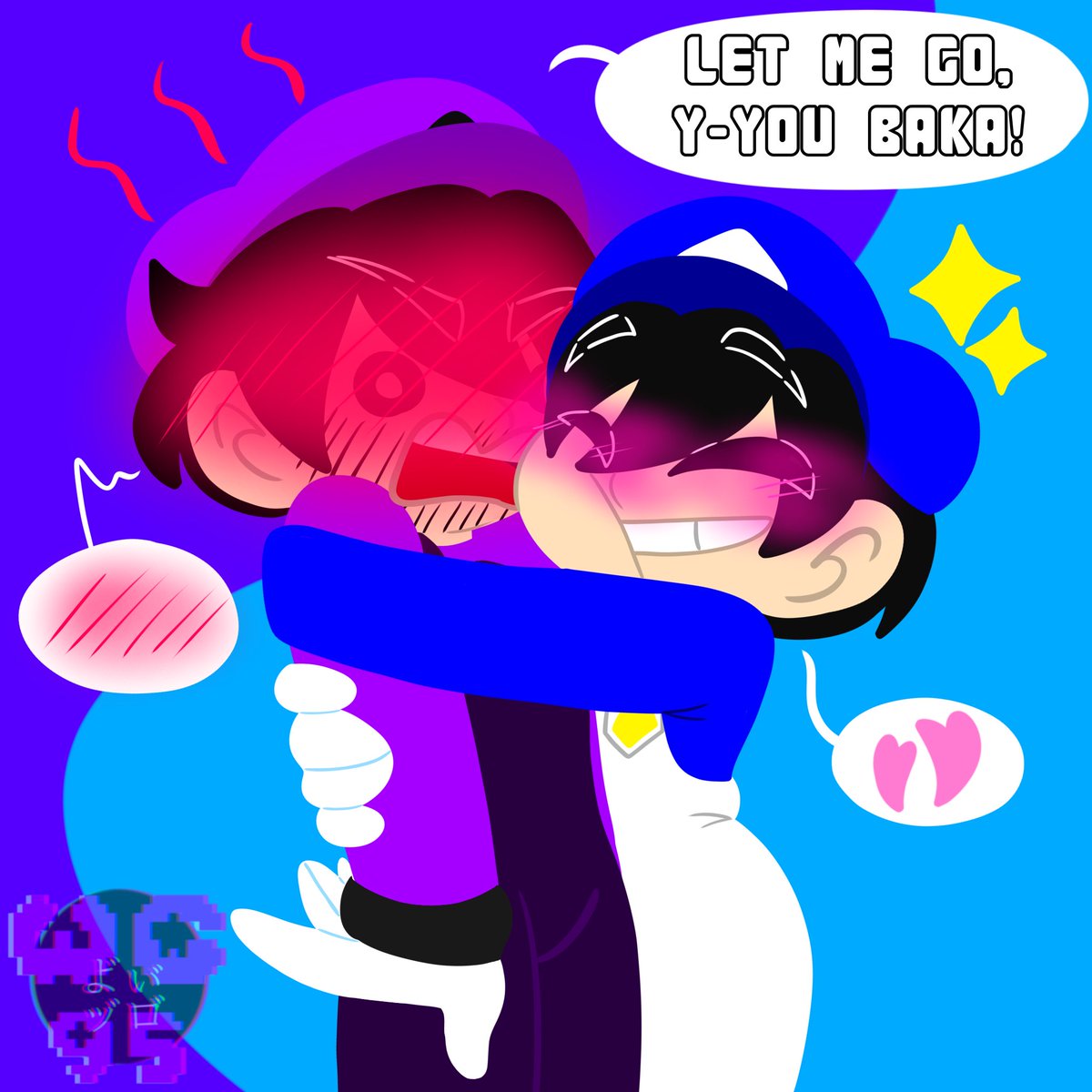 This is my first fanart related to SMG4, and it had to be from the ship between 3&4🤣 Anyway, they love each other🥰 

 #smg43 #smg34 #smg4smg3 #smg4 #smg3