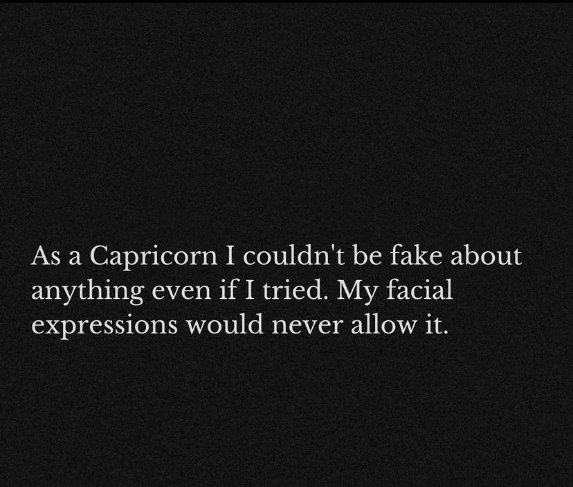 maiyabooo's tweet photo. A Capricorns ♑️ facial expression will give it all away … https://t.co/GYgv1tbBTx