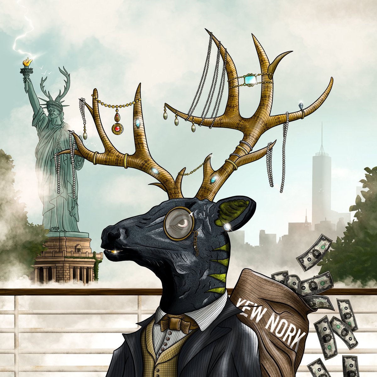 Did a thing. <a href="/StagAlliance/">Stag Alliance | Elderworld</a> wen follow? #NFT #Cardano