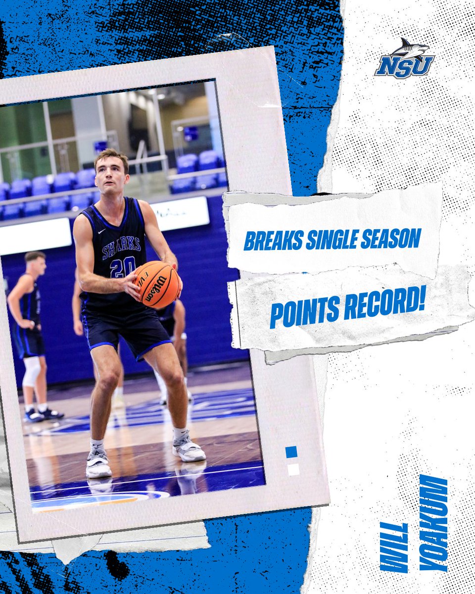 With his made free throw in the 2nd half of the National Championship game, Will Yoakum now holds the NSU single-season points record with 719 points and counting!

#HungryForMore