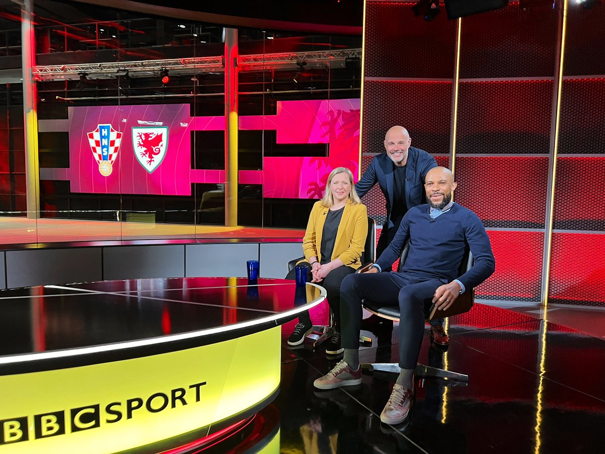 Jason Mohammad (@jasonmohammad) on Twitter photo No it’s not Pep unveiling his new signings 😉 but to announce that <a href="/BBCMOTD/">Match of the Day</a> Wales is on tonight at 10:30pm <a href="/BBCOne/">BBC One</a> <a href="/BBCWales/">BBC Wales 🏴</a> and all over the country <a href="/BBCiPlayer/">BBC iPlayer</a>.
Fab to have @Gabbidon35 & Jayne Ludlow in our Cardiff studio.
Be lush if you can join us.
#CROWAL #BBCFootball No it’s not Pep unveiling his new signings 😉 but to announce that <a href="/BBCMOTD/">Match of the Day</a> Wales is on tonight at 10:30pm <a href="/BBCOne/">BBC One</a> <a href="/BBCWales/">BBC Wales 🏴</a> and all over the country <a href="/BBCiPlayer/">BBC iPlayer</a>.
Fab to have @Gabbidon35 & Jayne Ludlow in our Cardiff studio.
Be lush if you can join us.
#CROWAL #BBCFootball