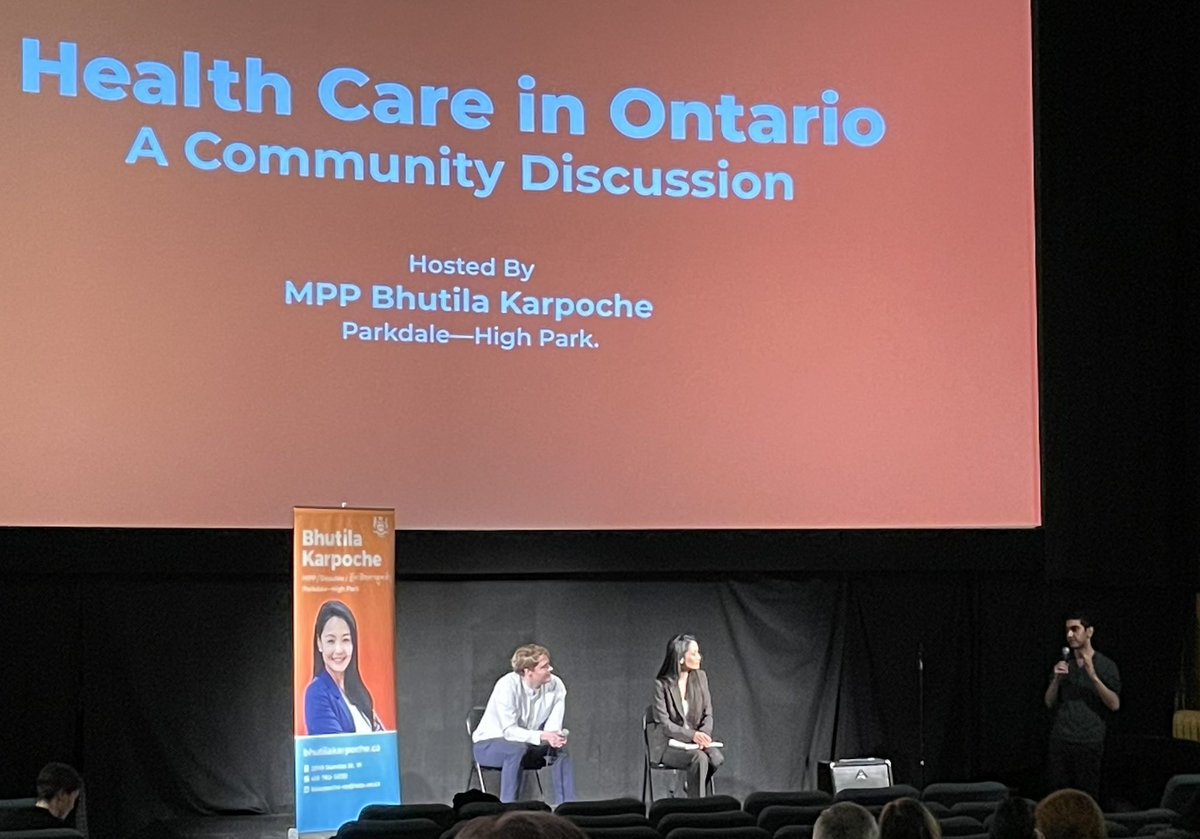 jennatherrien's tweet photo. Glad to attend a discussion on healthcare and much needed reform with @BhutilaKarpoche. Issues of privatization, lack of spending allocated funds and more support needed for healthcare workers. We can’t be closing ERs when people are in need, esp with so many lacking family docs. https://t.co/PLtfnOpdVQ