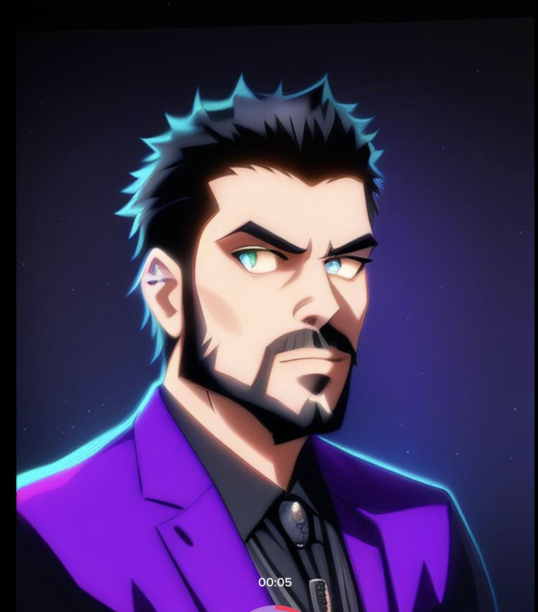 Me forgot to telling u ⁦<a href="/SanchoWest/">SanchoWest</a>⁩ that me used ur profile pic on a TikTok ai filter, and me was not expecting this…lol🤩🔥