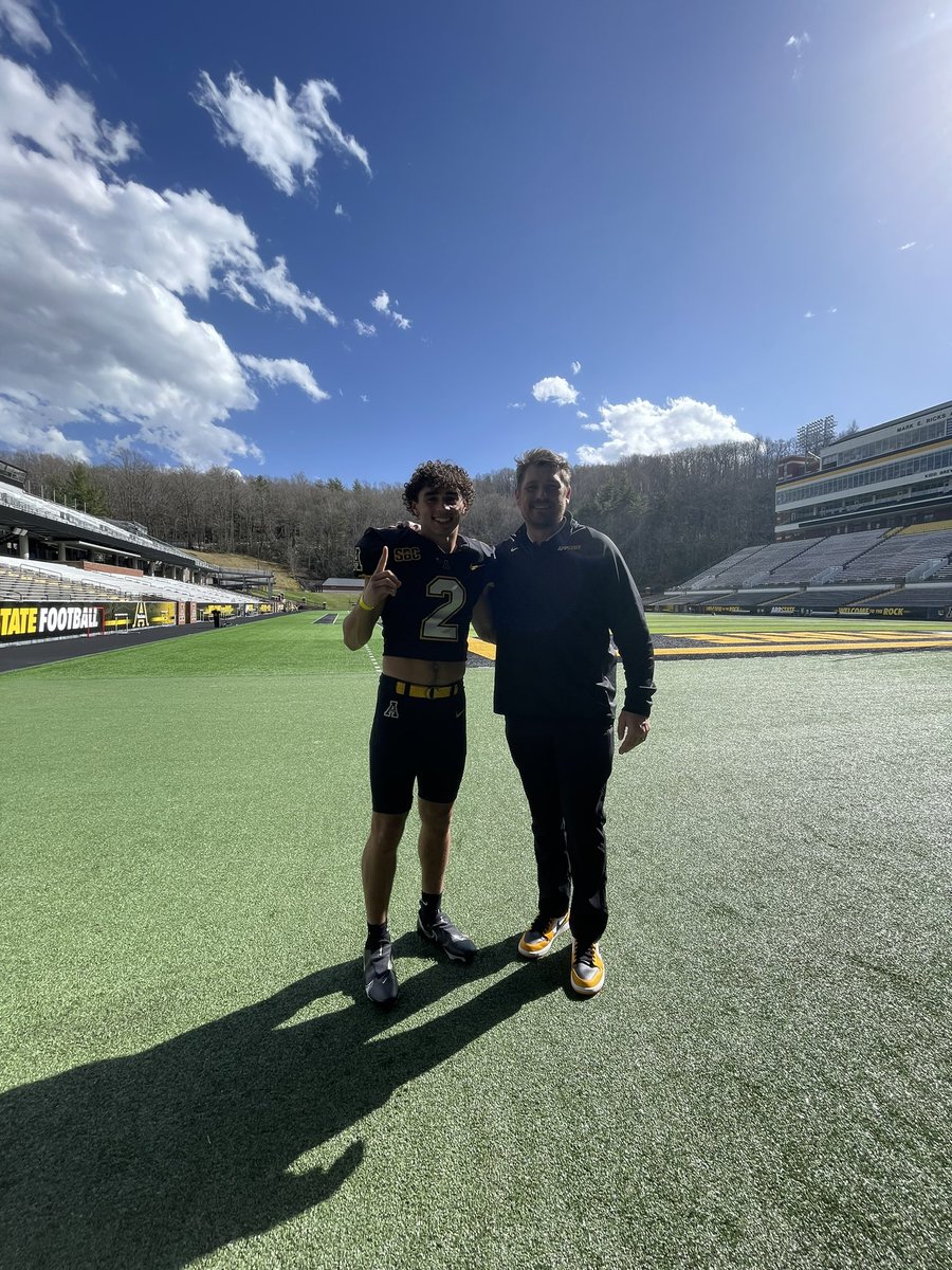 After an amazing visit <a href="/AppState_FB/">App State Football</a> I’m extremely blessed to say that I’ve received a scholarship to Appalachian State University!!! <a href="/Coach_Cab/">Victor Cabral</a> <a href="/ChiefsRecruits/">Sequoyah Chiefs Football Recruits</a> <a href="/RecruitGeorgia/">Recruit Georgia</a> @YPLElite7v7 <a href="/ErikRichardsUSA/">Erik Richards</a> @Mansell247
