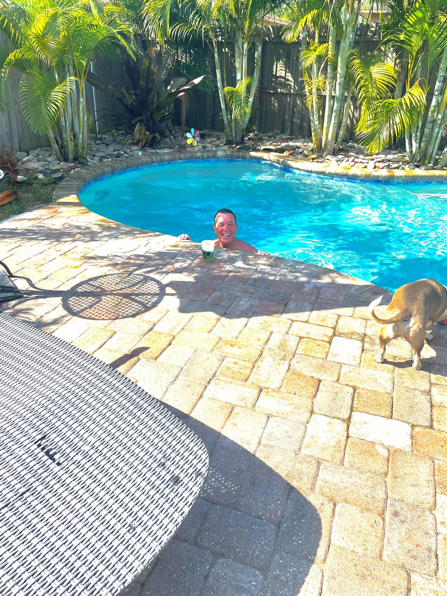 MikeCairns5's tweet photo. First Official Swim of 2023.
Pool Temp 88
#FloridaSpring https://t.co/Sx4ESWN1j5