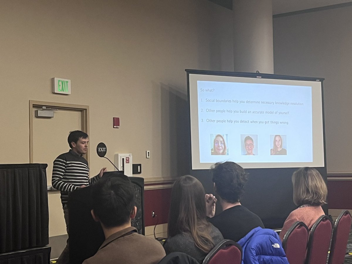 Wow! @JaraEttinger completed such an energizing talk right on the spot at #SRCD23. Great speakers on Social Curiosity wrapping up our last day!