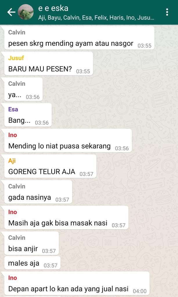 eskalokal's tweet photo. Banyak gaya keburu imsak. https://t.co/r87lhI7Quk