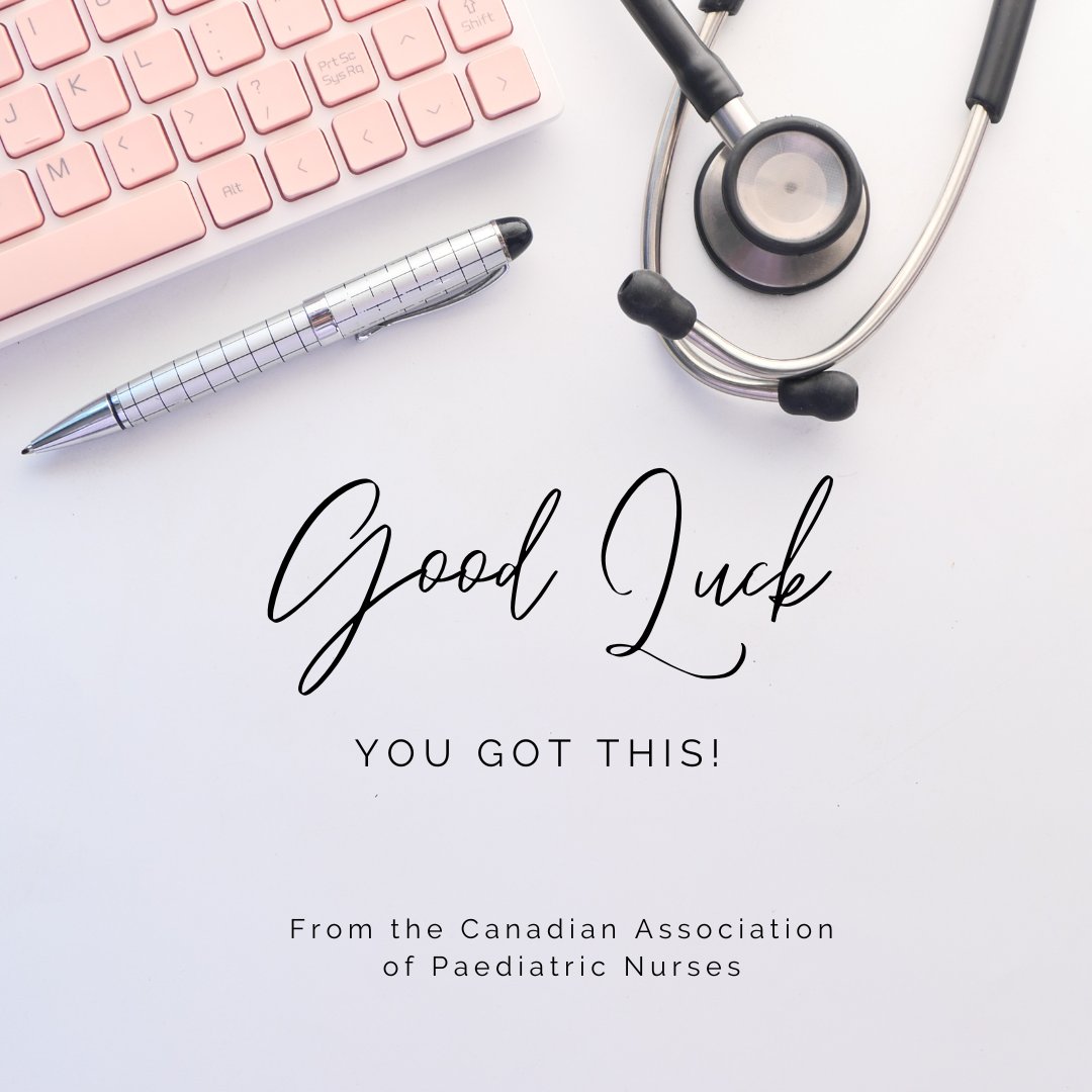 CAPN would like to wish everyone writing the paediatric certification exam in the coming weeks the best of luck. Stay calm, and be confident- you got this! 🤍