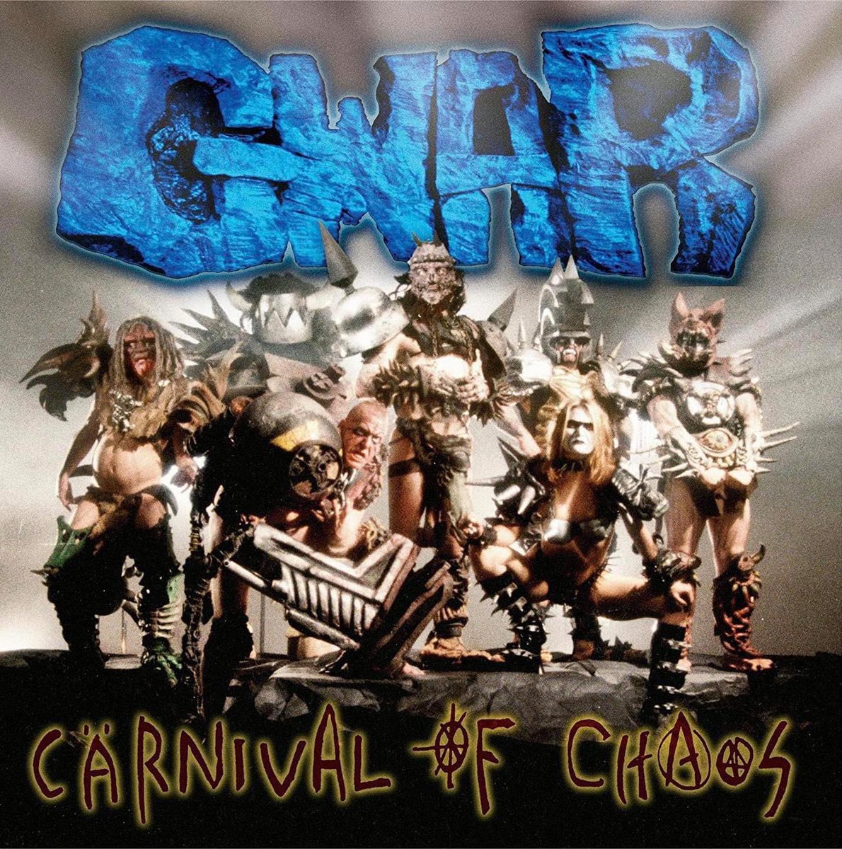 ThisDayInMETAL's tweet photo. March 25th 1997 #GWAR released the album “Carnival Of Chaos” #EndlessApocalypse #InHerFear #FirstRuleIs #Sammy #HeavyMetal 

Did you know...
Carnival of Chaos was the last Gwar album to feature Peter Lee as Flattus Maximus. https://t.co/12F998J6ey