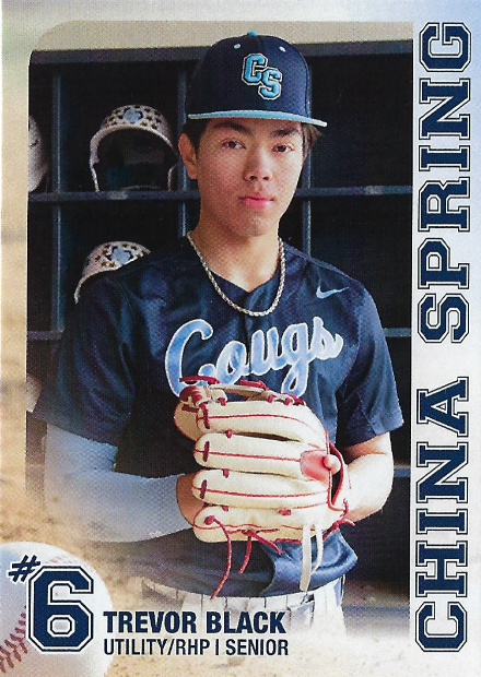 China Spring High School Baseball (@cscougbaseball) on Twitter photo 🚨🚨NO-HITTER ALERT🚨🚨
Trevor Black throws a No-Hitter over the Austin Waves as the Cougs get the win, 18-0!!! Congrats Trevor!!
@corybeckham5 <a href="/HawthorneChase/">Chase Hawthorne</a> <a href="/Coach_J_Gregory/">Josh Gregory</a> <a href="/cscougarsports/">China Spring Athletic Booster Club</a> #WhateverItTakes #GoCougs 🚨🚨NO-HITTER ALERT🚨🚨
Trevor Black throws a No-Hitter over the Austin Waves as the Cougs get the win, 18-0!!! Congrats Trevor!!
@corybeckham5 <a href="/HawthorneChase/">Chase Hawthorne</a> <a href="/Coach_J_Gregory/">Josh Gregory</a> <a href="/cscougarsports/">China Spring Athletic Booster Club</a> #WhateverItTakes #GoCougs