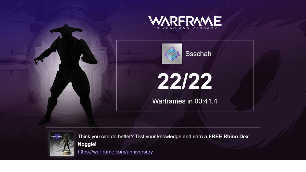Ssschah_'s tweet photo. #GuessThatWarframe  it was fun https://t.co/oLd7x1hoB3