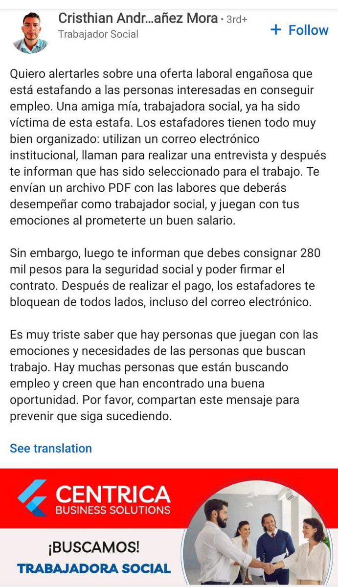 jessik_san's tweet photo. #estafadigital #TrabajoSiHay #Centricabusiness #Trabajosocial https://t.co/phZjg9PZ1C