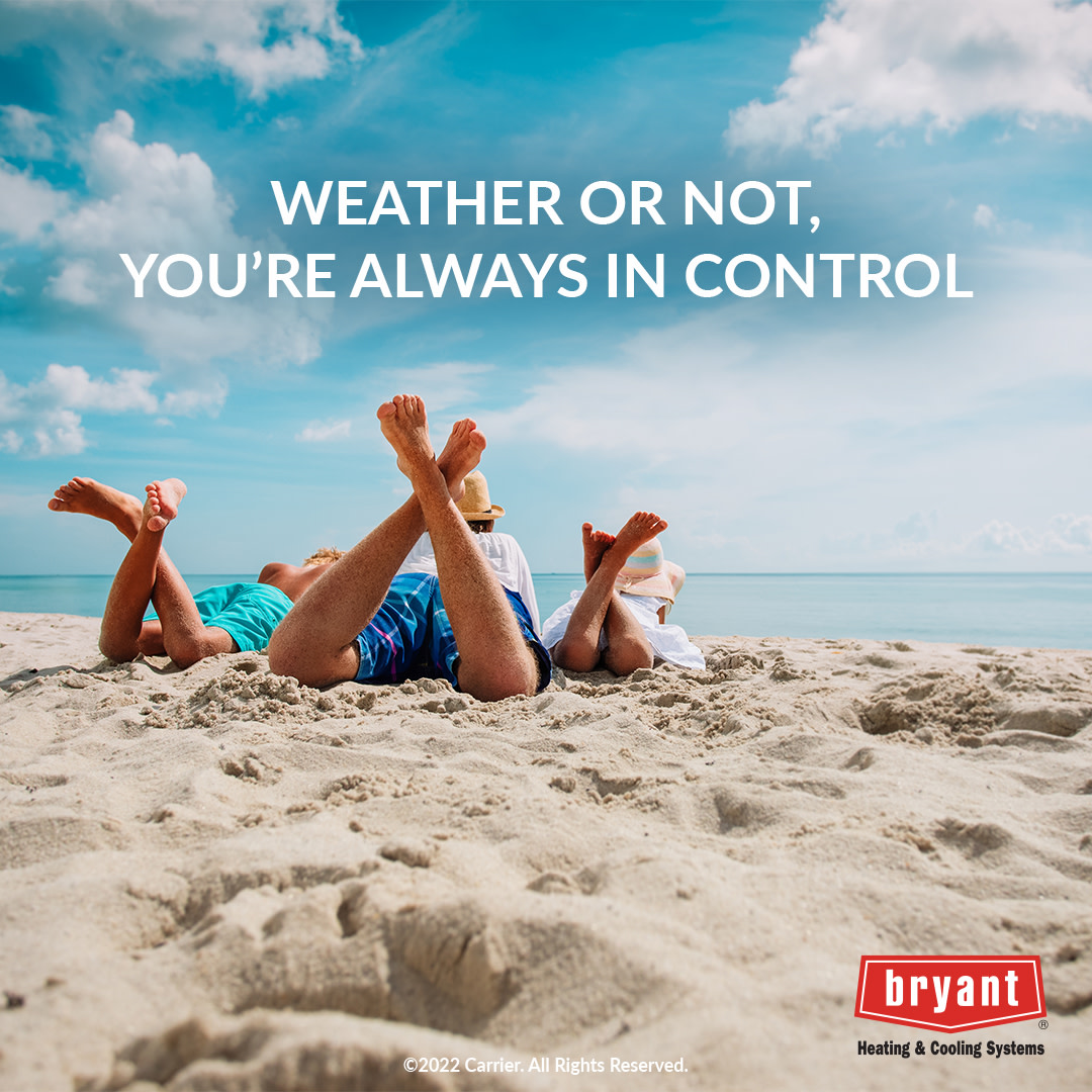 SeiterServices's tweet photo. You can't control the weather while you're on Spring Break. But with the @BryantHomeComfort Evolution™ Connex™ Control you can adjust the temperature in your home from anywhere. Turn things down and save energy dollars while you've got your toes in th... https://t.co/dZro1hLVDF https://t.co/XRh2xilugf