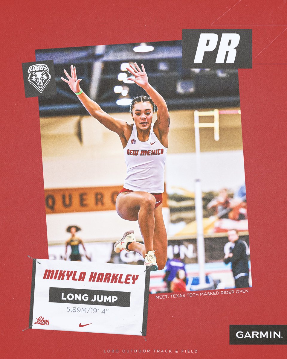 The first PR of the outdoor season belongs to <a href="/mjharkley/">Mikyla Harkley</a> 👏 

She gets her season started with a third-place finish among a field of 24 competitors!

#GoLobos 🐺