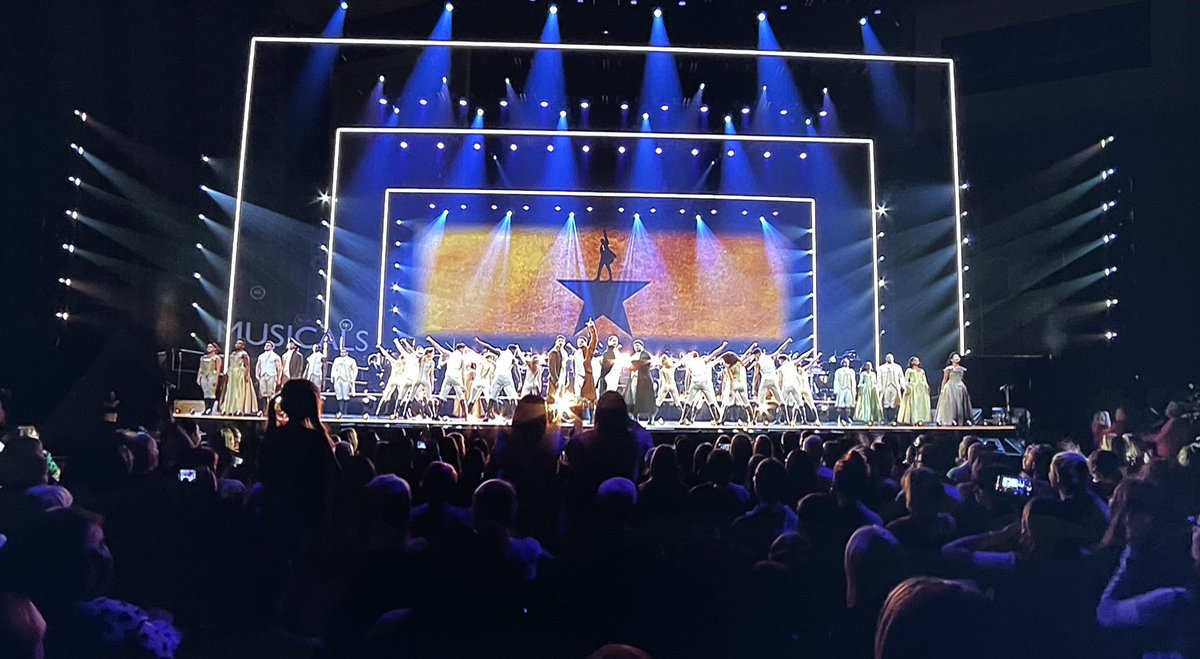 Foxy05's tweet photo. I truly believe this current cast of @HamiltonMusical London can’t be beaten. #ReubenJoseph is the perfect Hamilton &amp; the whole cast complement each other perfectly. So brilliant to see the WHOLE cast on stage together #BigNightOfMusicals https://t.co/ZyGJ2bPiAA