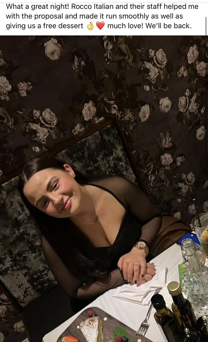 roccostickhill's tweet photo. We love a Roccos proposal!❤️❤️

Congratulations Nathan &amp; Demi on your wonderful engagement💍🥂 We are honoured you chose our venue for such a special occasion❤️ https://t.co/LuyPp3lmAf