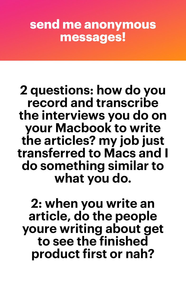 1) I use the site happyscribe 2) they do not