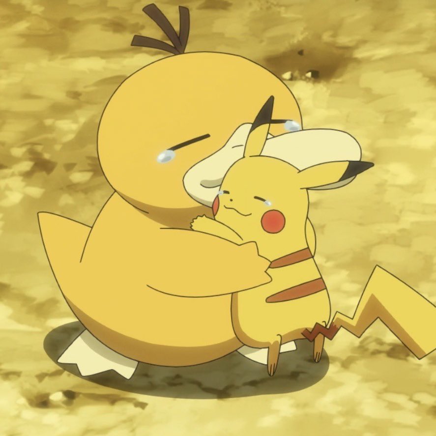 PkmnShitpost's tweet photo. Just love their friendship https://t.co/zdAGxss949