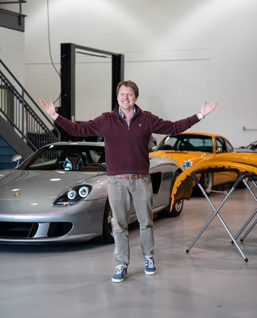 GRPerf's tweet photo. Had a blast with @shmee150 showing him around GRP and talking all things Project Recommission! Check out his YouTube video, link in our bio!

#GRP #GrahamRahalPerformance
#Porsche #CarreraGT #CGT #Type980
#GRPProjectRecommission https://t.co/ONghwvmFNc
