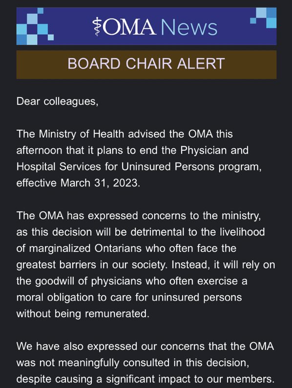 Vanessa Wright NP, MScN (@vanessaw_np) on Twitter photo COVID-19 created a policy window, where ‘deservingness’ of health care was determined based on perceived risk & public safety. Healthcare is a human right & should not based on deservingness. We need universal access <a href="/OntarioHealthOH/">Ontario Health</a> COVID-19 created a policy window, where ‘deservingness’ of health care was determined based on perceived risk & public safety. Healthcare is a human right & should not based on deservingness. We need universal access <a href="/OntarioHealthOH/">Ontario Health</a>