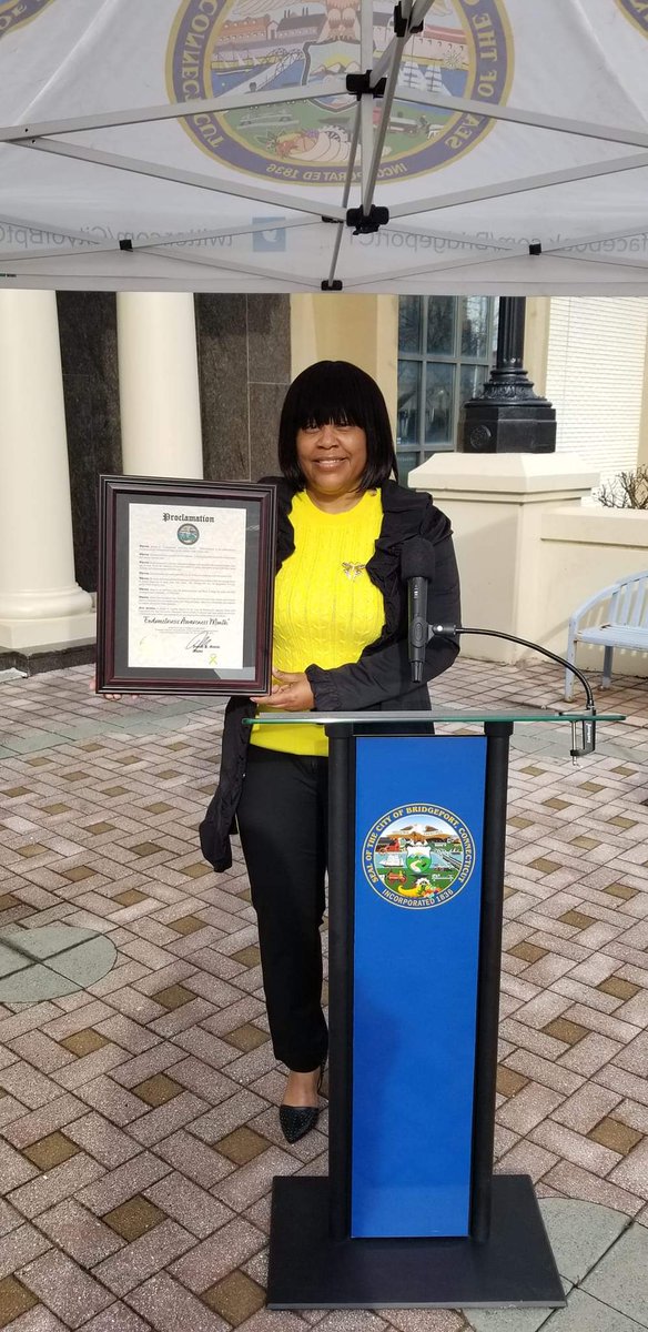 SisterGirlOrg's tweet photo. Thank you @CityofBptCT Recognizing March as Endometriosis Awareness Month &amp; Honoring the work of The Sister Girl Foundation! This is our Day &amp; Month 🎗💛

#EndometriosisAwarenessMonth #womenshistorymonth #march2023 #March252022  #cityofbridgeport #endowarriors https://t.co/TfzG5E53ad