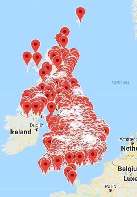 Places where @theJeremyVine has almost had an accident on his bike