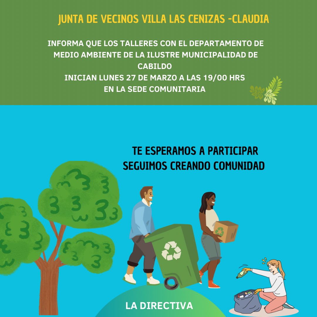 PanketaCc's tweet image. Se sigue trabajando desde la comunidad iniciamos como comité comunal ambiental con el Departamento de medio ambiente una serie de talleres para las y los vecinos para la crisis ecológica es necesaria la Educación ambiental 💖🌱