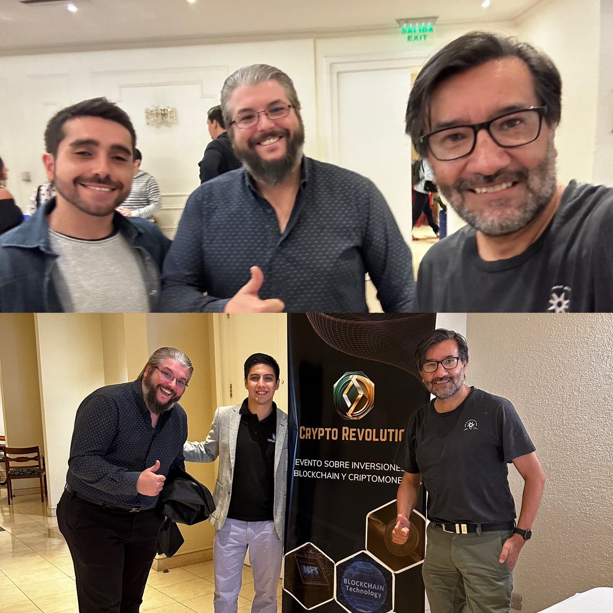 rcorbal's tweet photo. Hoy como panelista en evento de #CryptoRevolution hablando de #blockchain y su futuro.
#Metaverso #blockchain #inteligenciaartifical #realidadaumentada #realidadvirtual #Metaverse #nft #criptomonedas #Web30 #Web3 #Metaverso #marcapersonaldigital #Criptomonedas #Crypto https://t.co/H2LWyy3GTp