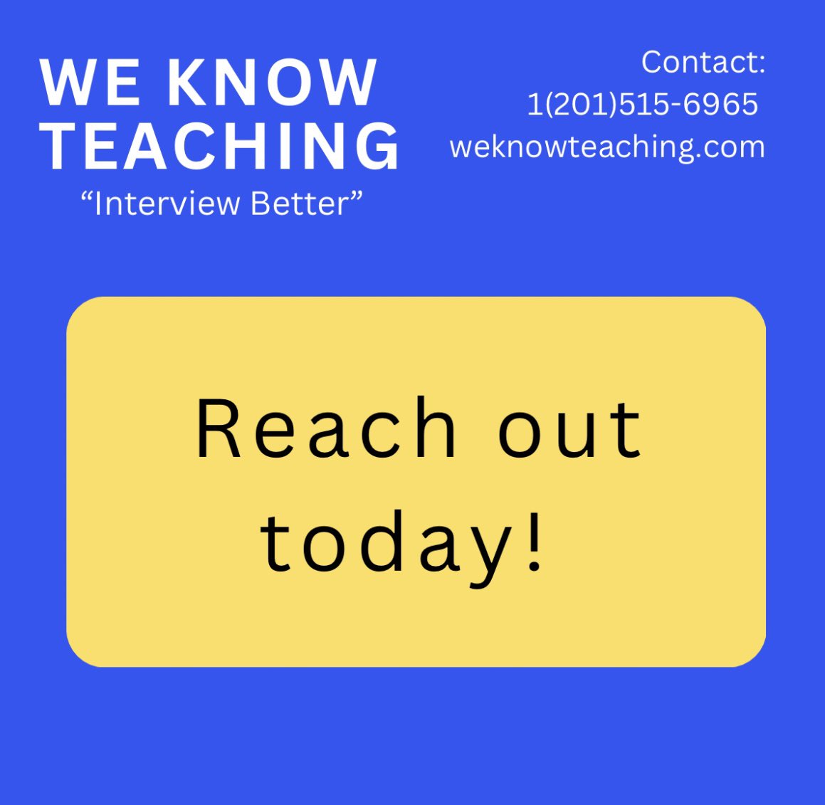 weknowteaching's tweet image. Are you looking for a job in education or know someone who is - Let us help you get to where you want to go! Weknowteaching.com