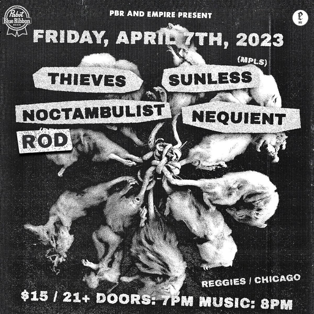 MeteorGem's tweet photo. We have a shuttle going to this stacked show @reggies on April 7
Come to MG and park for free. We're giving a 10% discount in-store special for all who decide to attend. The bus seats 16 and will take you there and back.
#sunless #noctambulist #nequient #thieves #rod https://t.co/sNkrlQZO6j