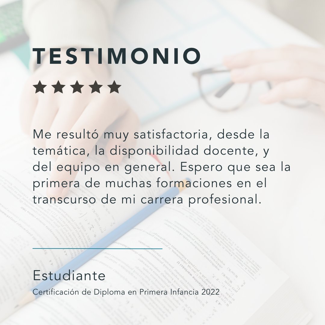 iulamlatam's tweet photo. ✍️Compartimos la experiencia de nuestras estudiantes con Iulam, las mismas son recabadas mediante testimonios escritos en la encuesta de evaluación anónima de la formación. 

 #Testimonio #testimonio #experienciaiulam https://t.co/4r0e9C6nkZ