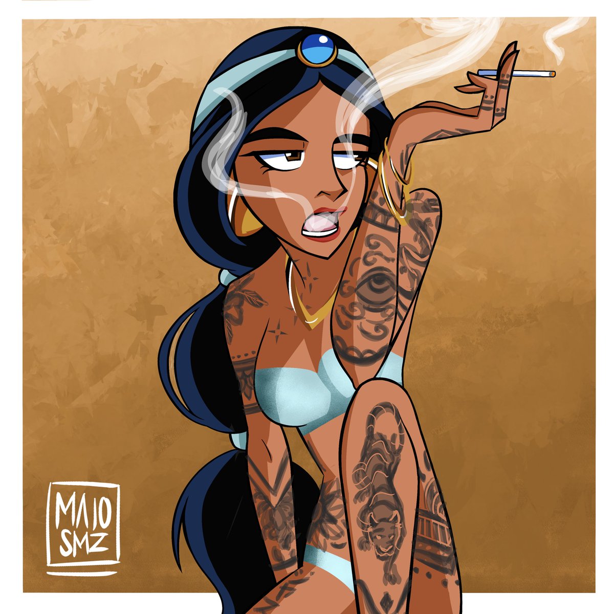 mary_somoza's tweet photo. Jasmine 🐯

#Procreate #digitalart #artist #art #artedigital #dibujo #disney #aladin  #jasmine  #jasmineprincess  #disneyprincess #princesa #disneyfanart #fanart #yuri https://t.co/4JFnFMd2Ir