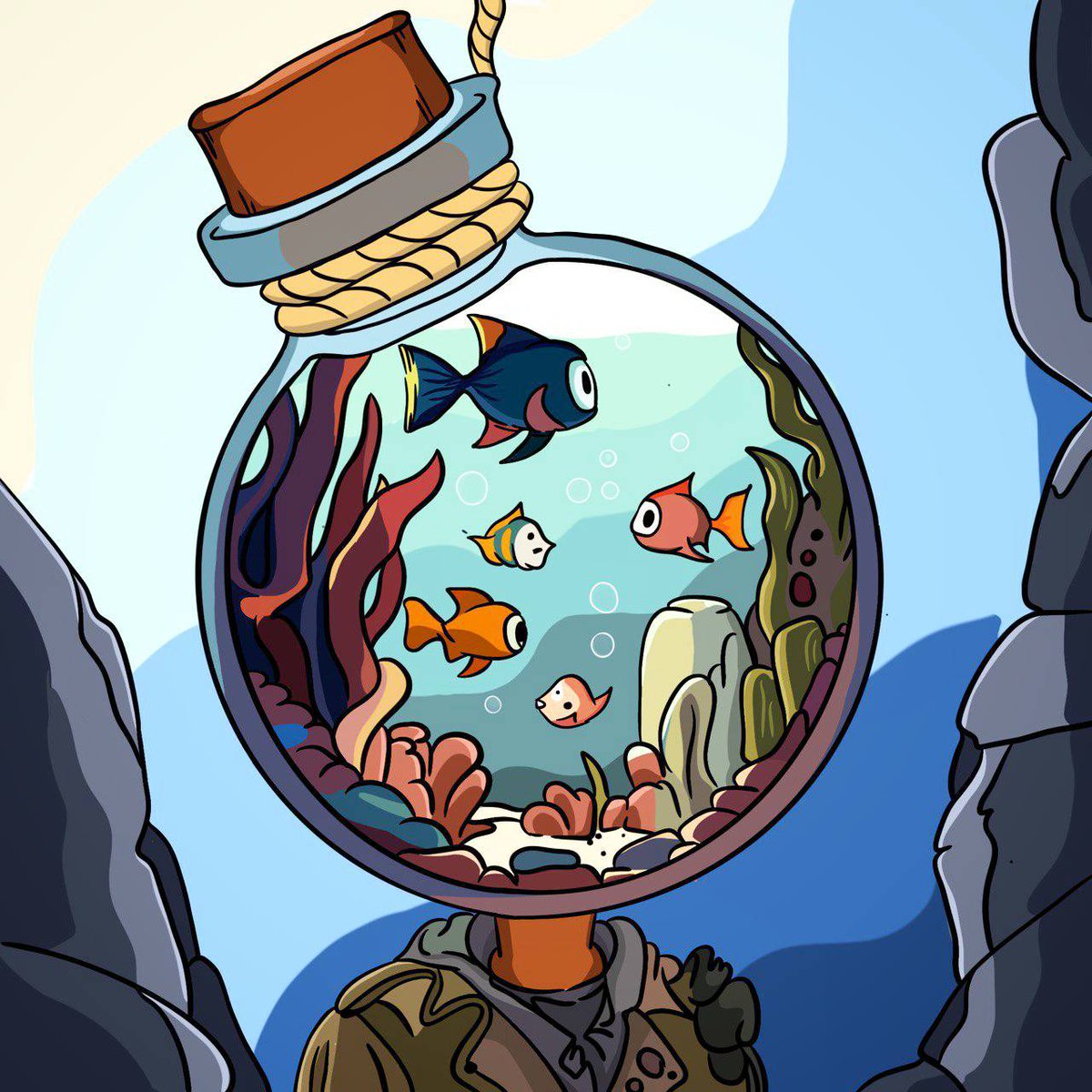 akudinov111's tweet photo. Hi all!๐
Finally ready to share with you my idea for a small already excellent community @FishBallerz
I have excellent fins, an elastic tail, sharp teeth and excellent eyesight๐ก
Madly want to go in you adventure๐๐ ๐ฃ
@CaptGlubber @SloppyPencil
#FishyQuestion https://t.co/Nd7efCNVKz