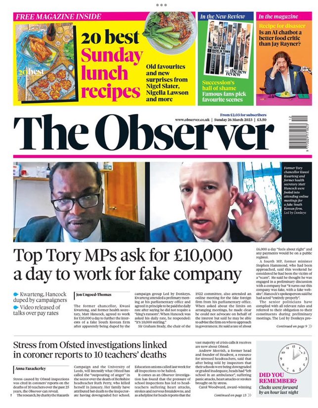 This is what was called - at least when I was trained to be a journalist - a great story. Be interesting to see how many media organisations try to downplay or ignore it altogether tomorrow.