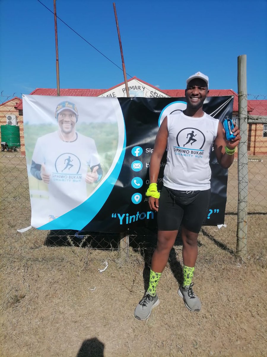 SiphamandlaPolt's tweet photo. Siphiwo Bukani Charity Run 2023
#runningforpurpose
#RunningWithSoleAC
#RunningWithTumiSole
#IPaintedMyRun
#TrapnLos
#IChoose2BActive
#FetchYourBody2023
#90dayswithoutsugar https://t.co/zvey1sGvDB