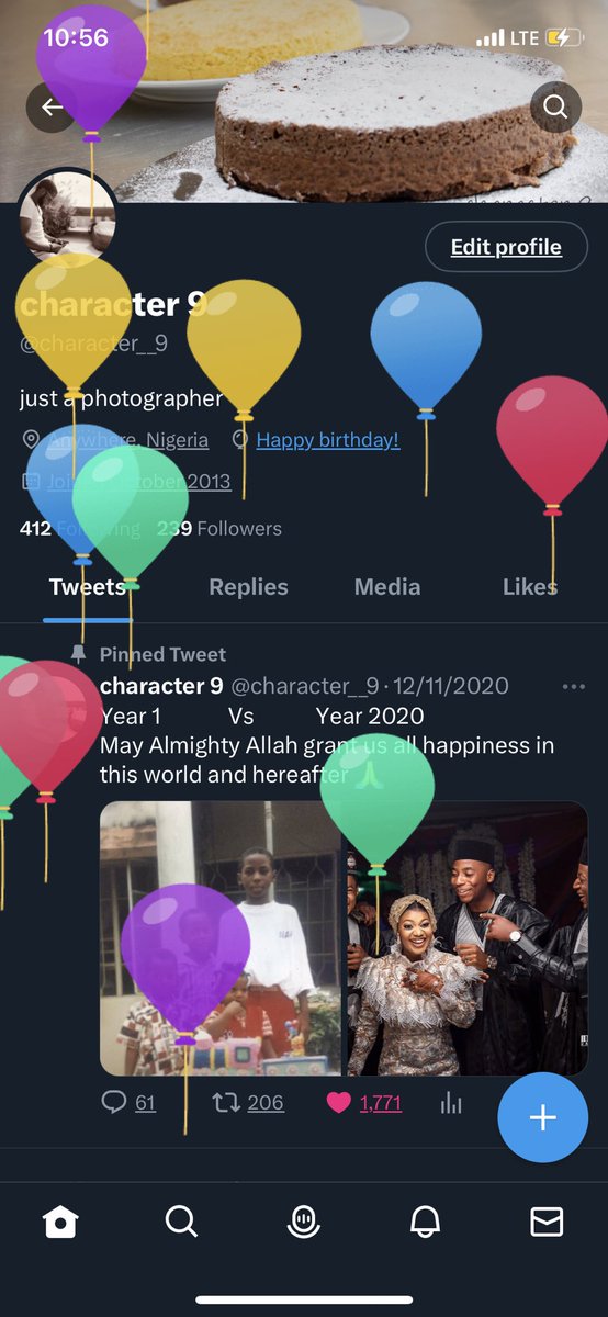 character__9's tweet image. Finally got my balloons today
